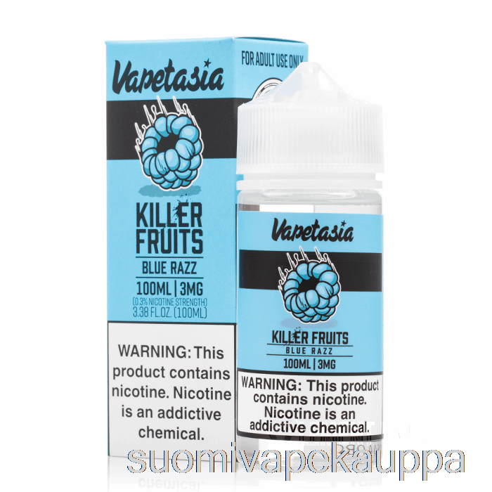 Vape Kauppa Blue Razz - Vapetasia - 100ml 0mg